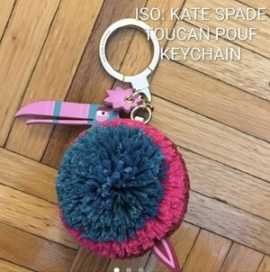 Kate Spade Colorful Toucan Keychain